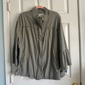 Greyish Green Cargo Jacket